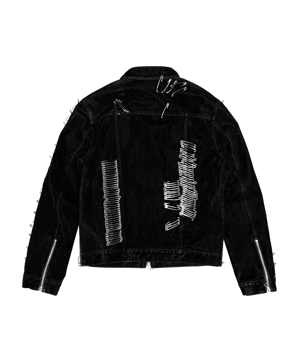 YVES VELVET DENIM JACKET