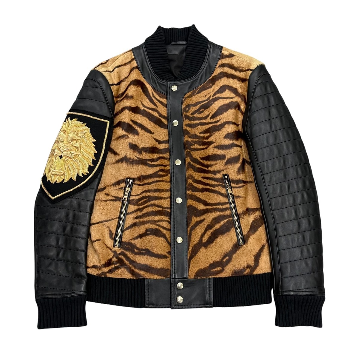 BALMAIN 老虎图案飞行员夹克