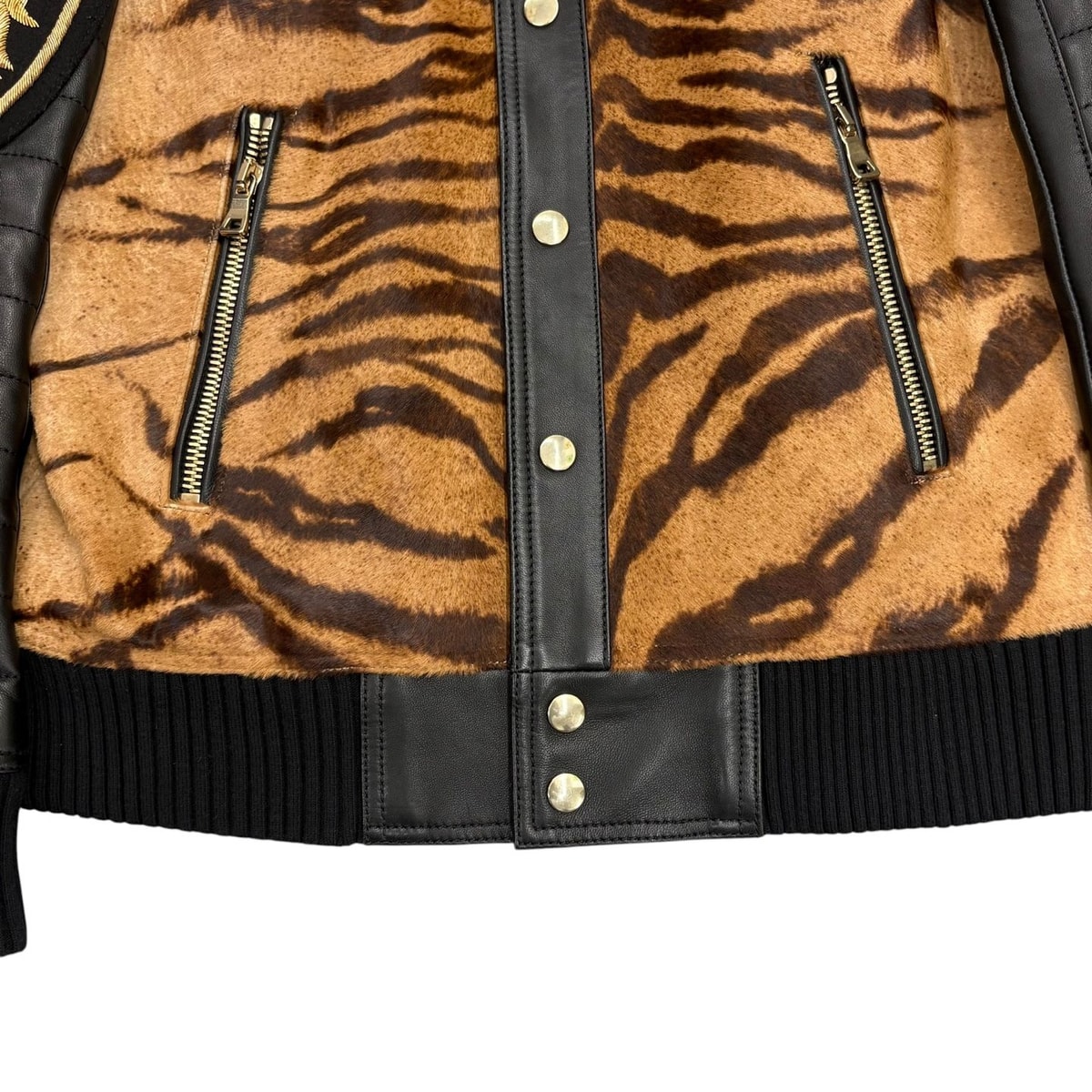 BALMAIN 老虎图案飞行员夹克