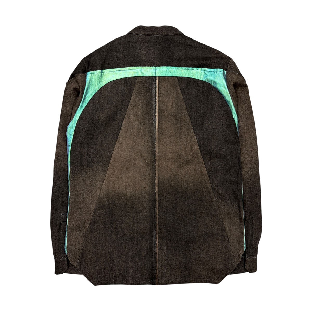 RICK OWENS 涂层细节牛仔夹克