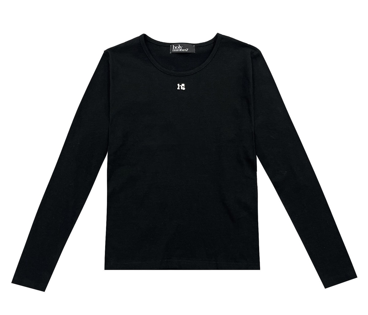 Point Symbol Black Long Sleeve