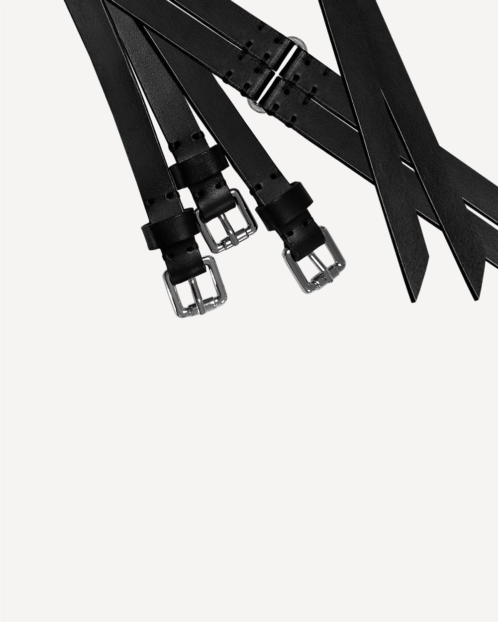 Whipline 3-Buckle Belt