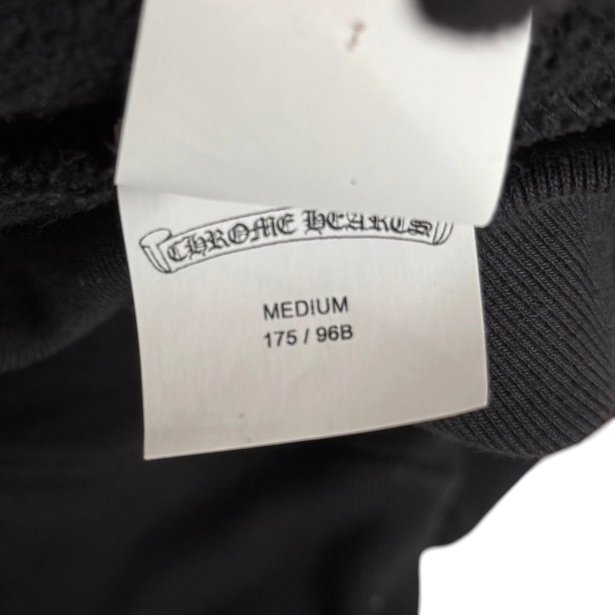 CHROME HEARTS Leather Cross Patch Hoodie