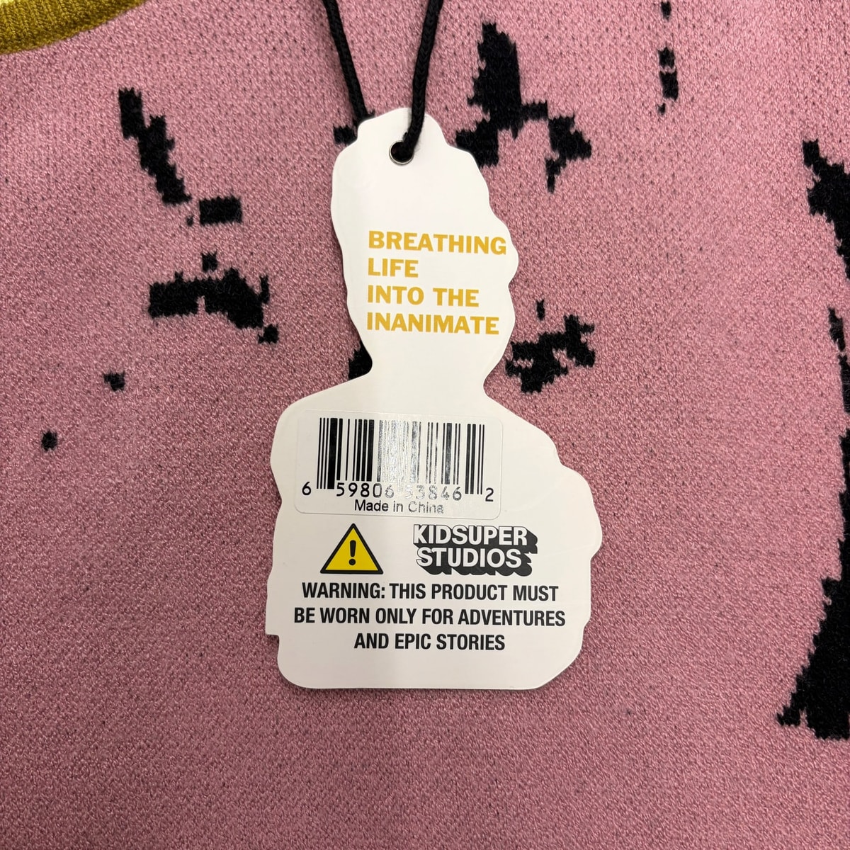 KID SUPER Graphic Knit Sweater