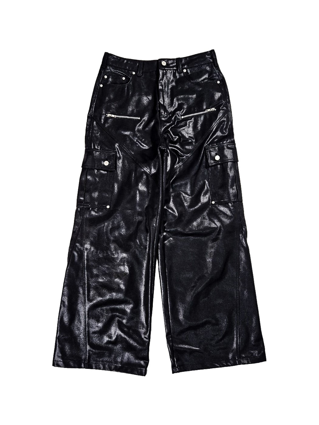 Onyx Coated Denim