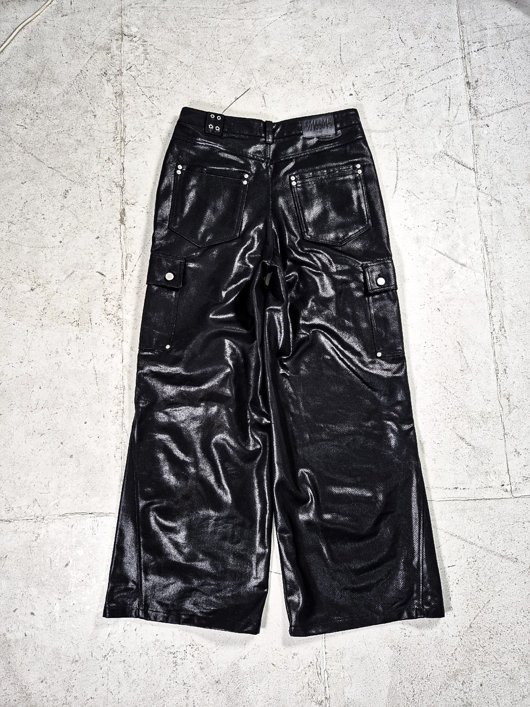Onyx Coated Denim