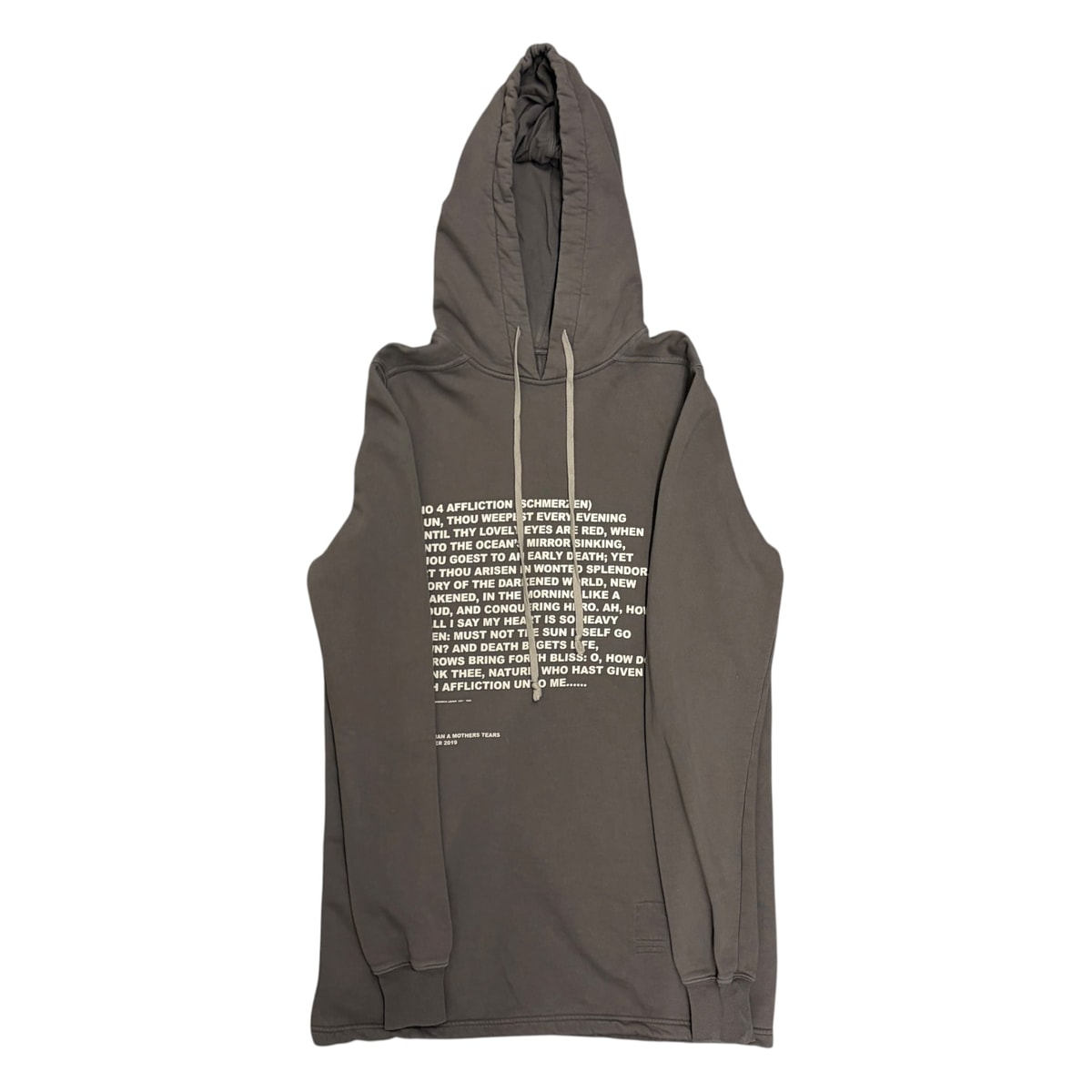 RICK OWENS Graphic Hoodie