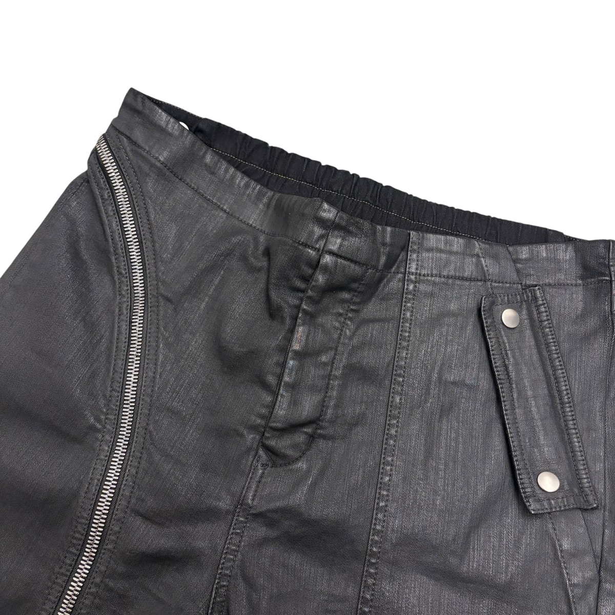 RICK OWENS Waxed Biker Pants