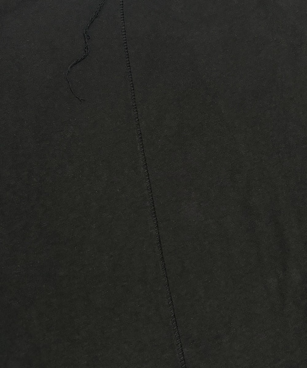 アシンメトリック Tシャツ_BK