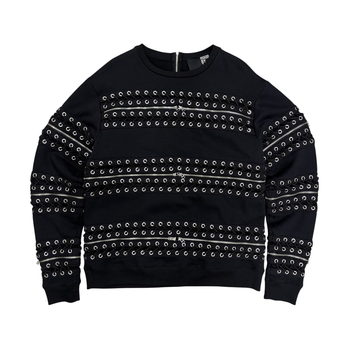 HOOD BY AIR Stylish Zipper Detail Sweatshirt