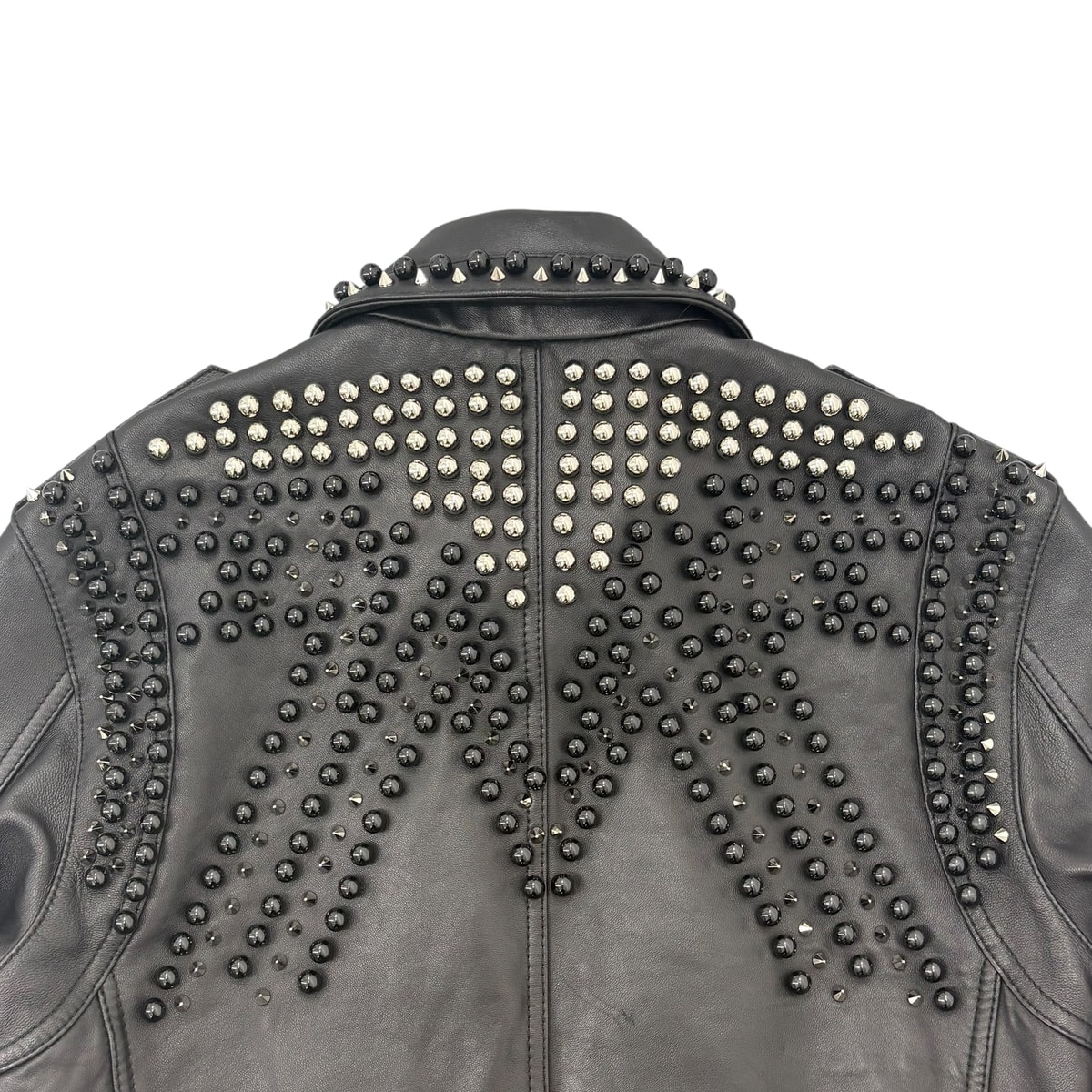 MCM Studded Leather Biker Jacket