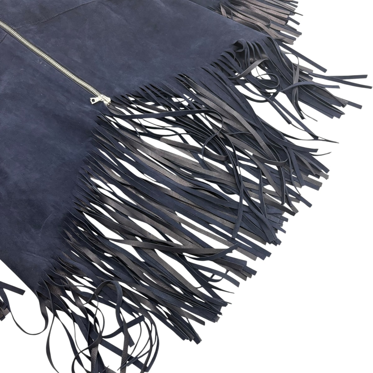 sandro Fringe Suede Jacket