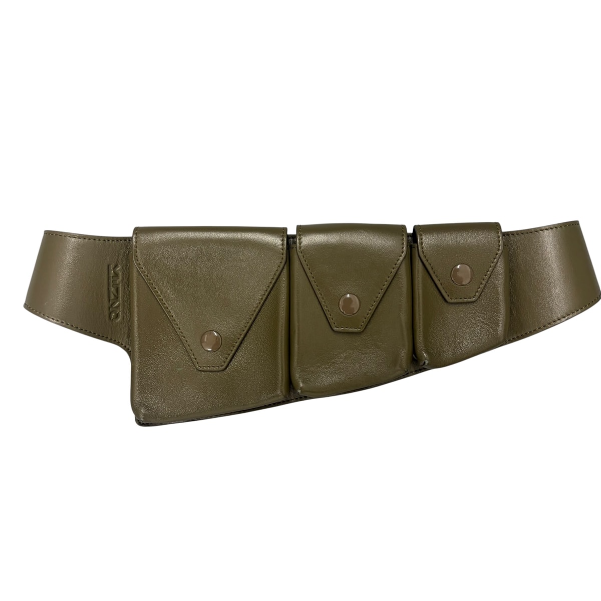 KENZO Multi-Pocket Leather Waist Bag