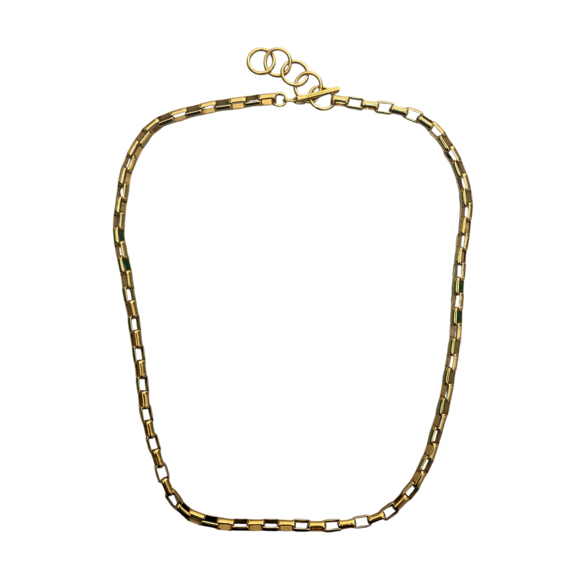 SAINT LAURENT Gold Chain Necklace