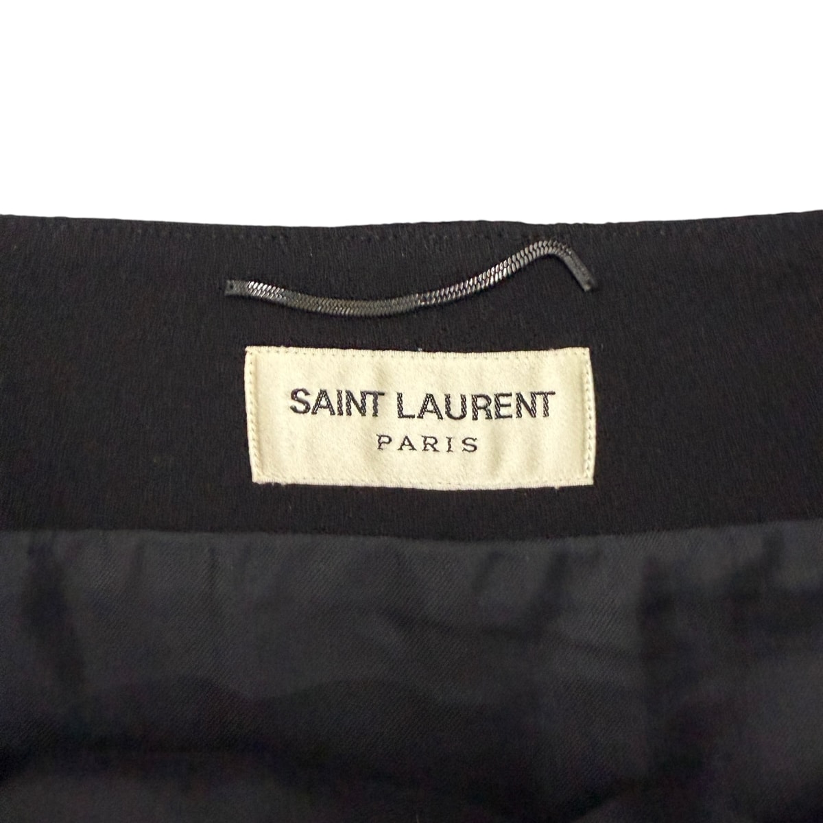 SAINT LAURENT One-Shoulder Black Dress