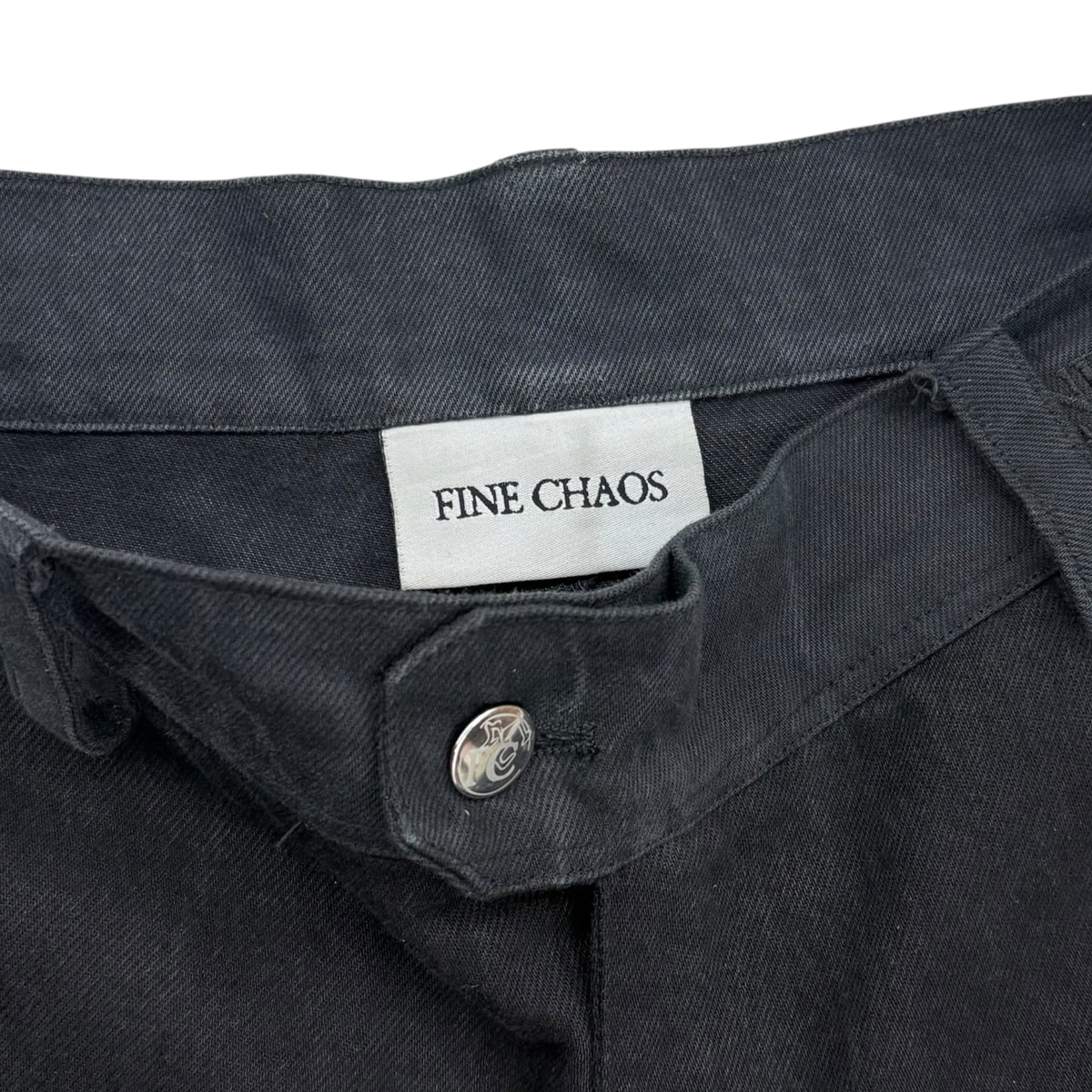 FINE CHAOS Black Zippered Pants
