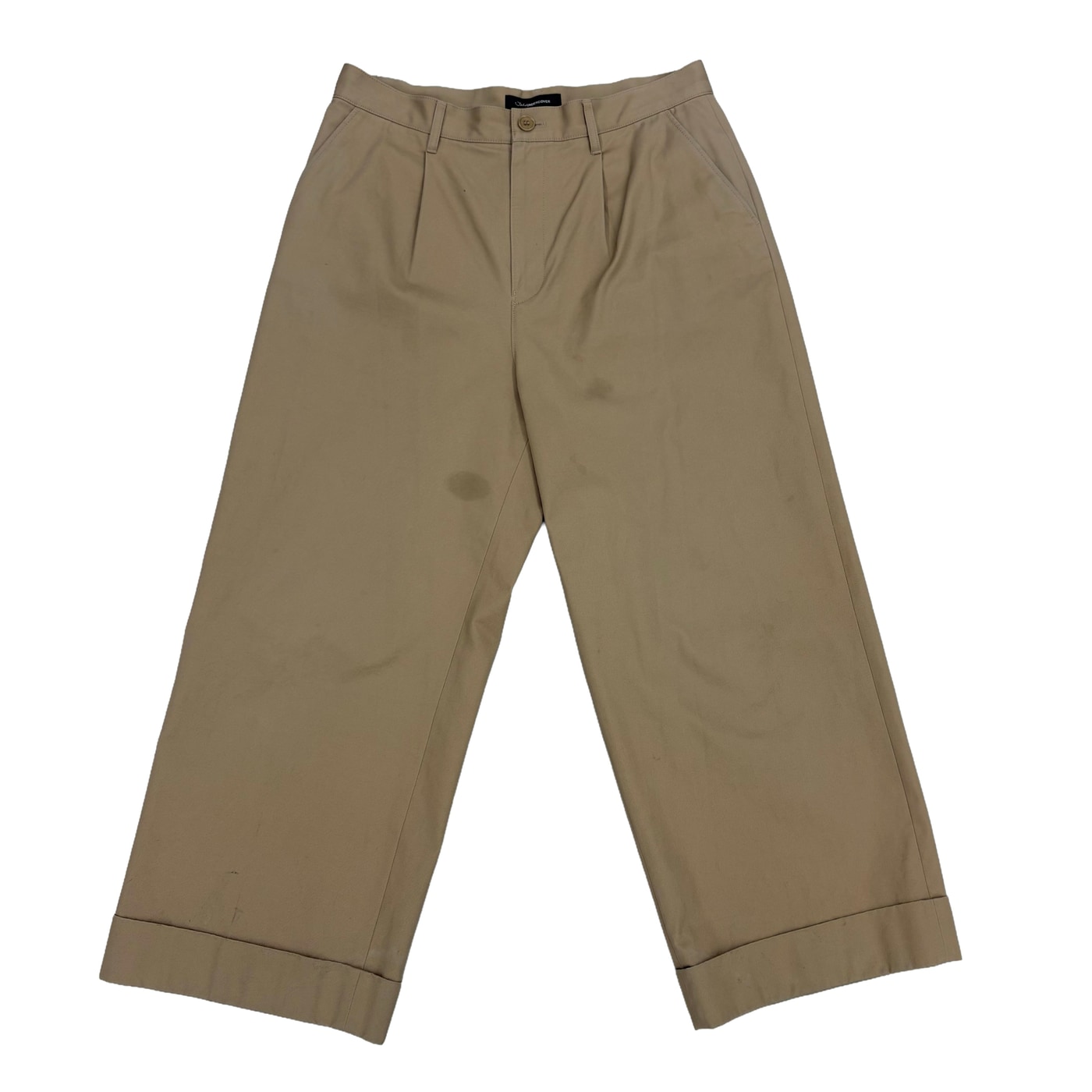 JohnUNDERCOVER Wide Leg Cotton Chino Pants