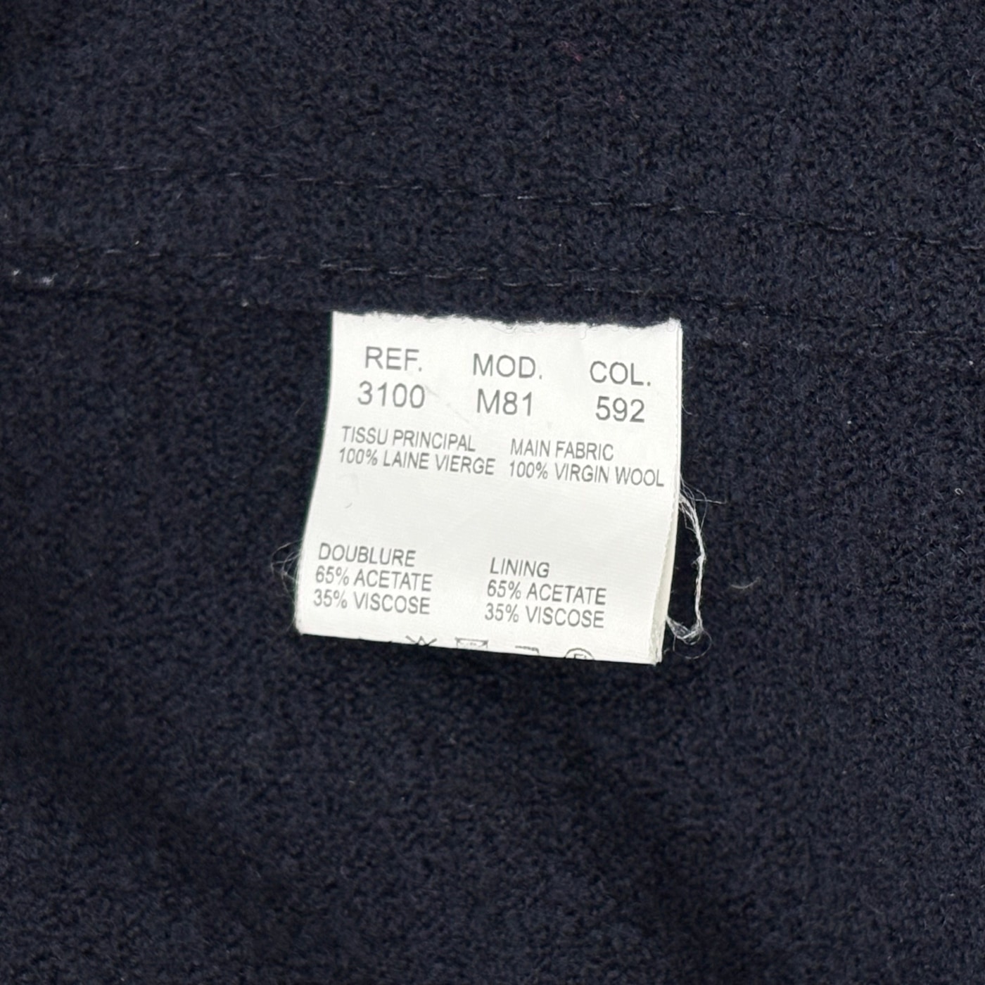 Carven Navy Hooded Duffle Coat
