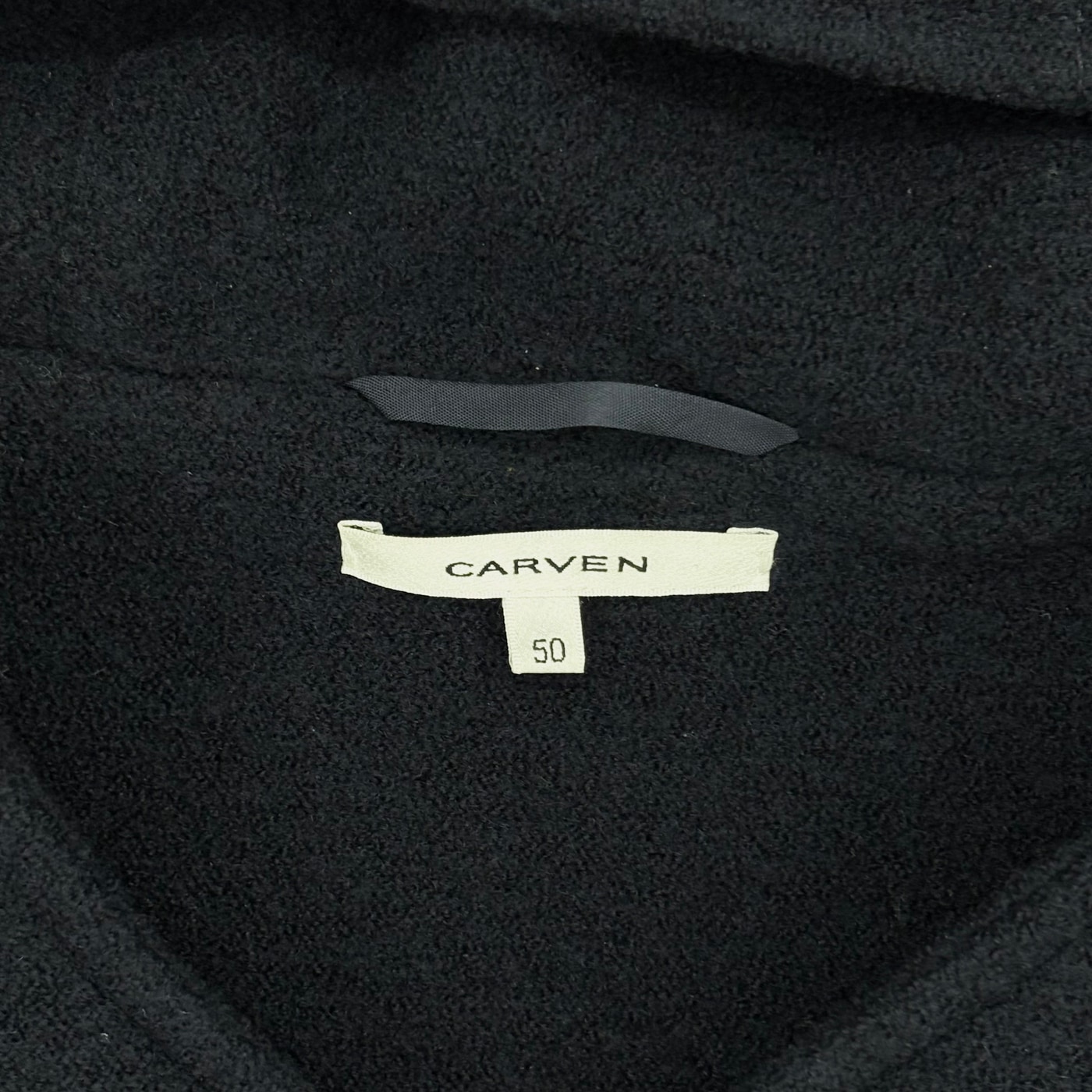 Carven Navy Hooded Duffle Coat