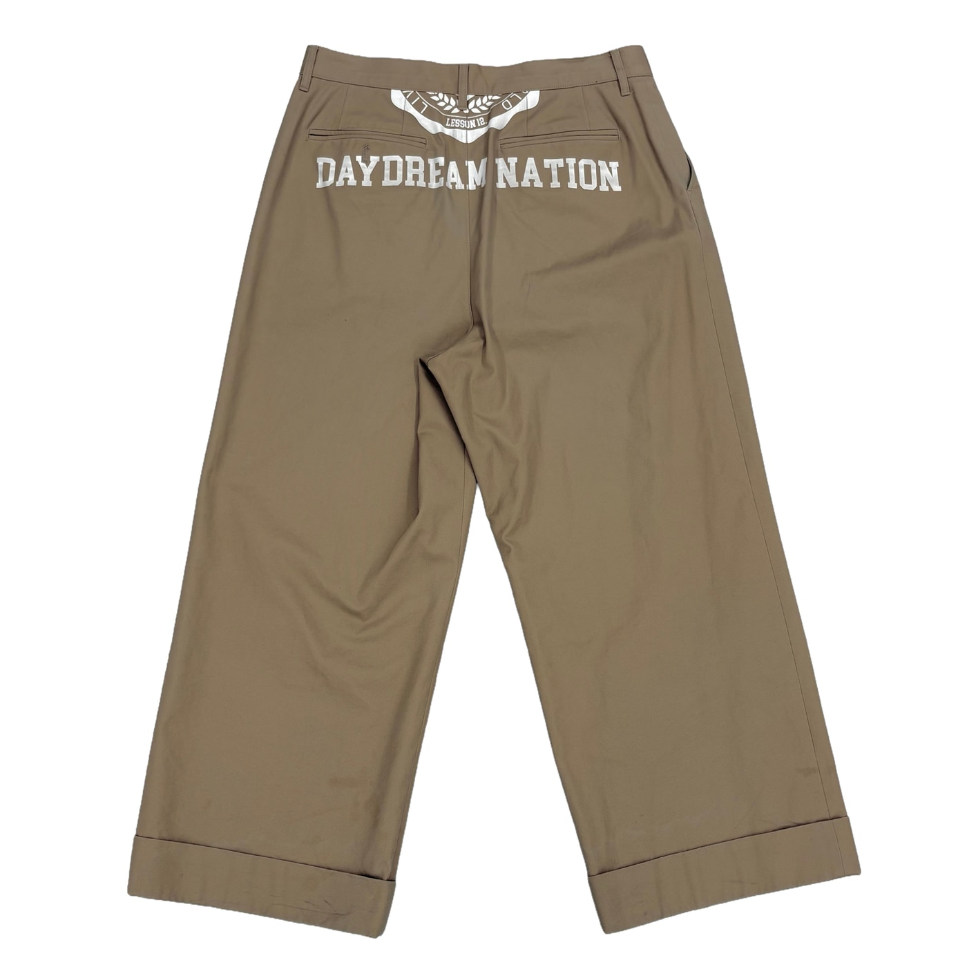 JohnUNDERCOVER Wide Leg Cotton Chino Pants