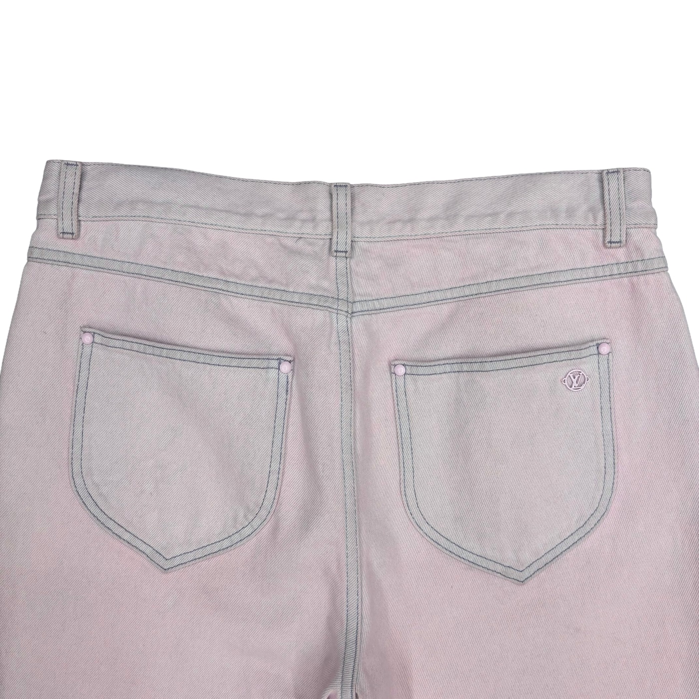 LOUIS VUITTON Light Pink Denim Pants