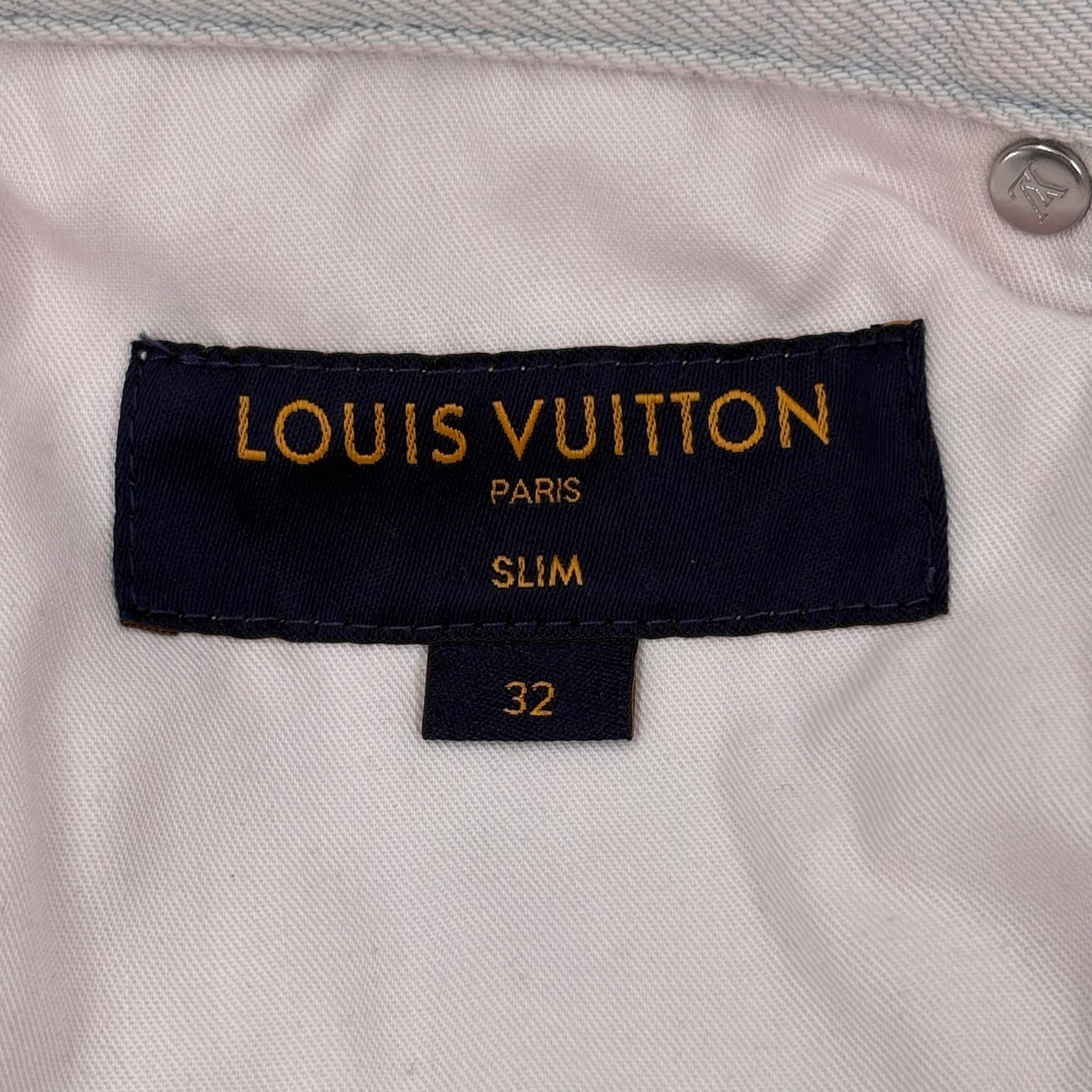 LOUIS VUITTON Light Pink Denim Pants
