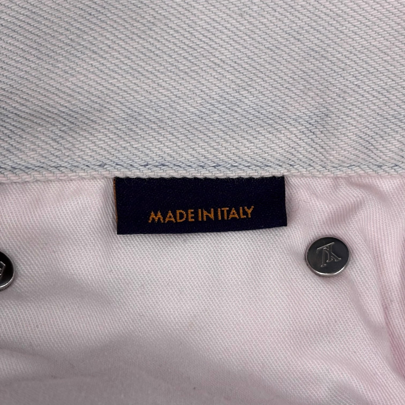 LOUIS VUITTON Light Pink Denim Pants