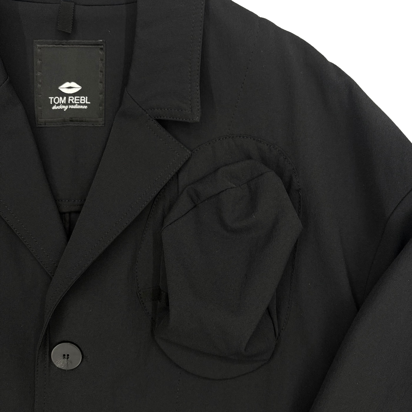 TOM REBL Black Blazer Jacket