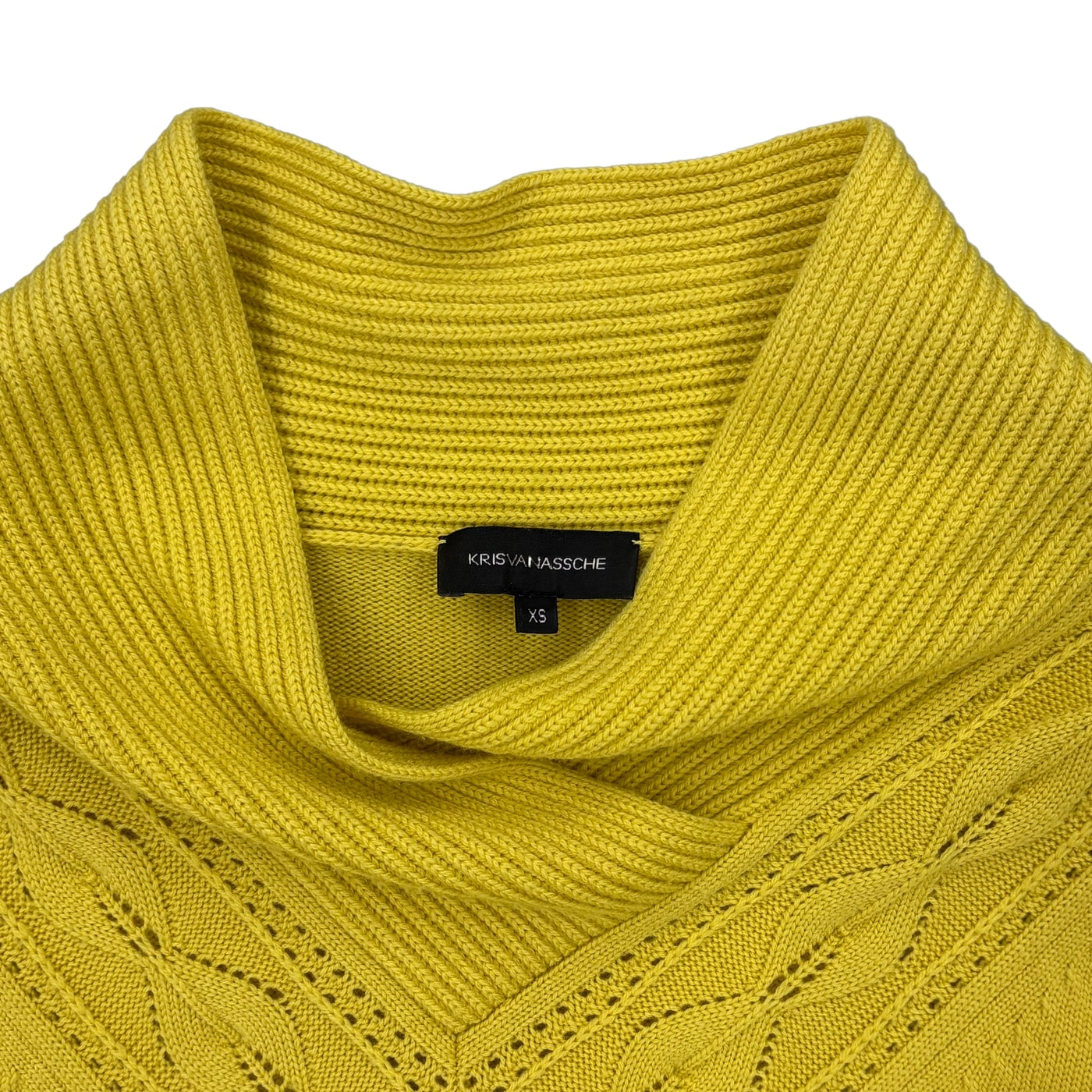 KRISVANASSCHE Knitted Yellow Sweater