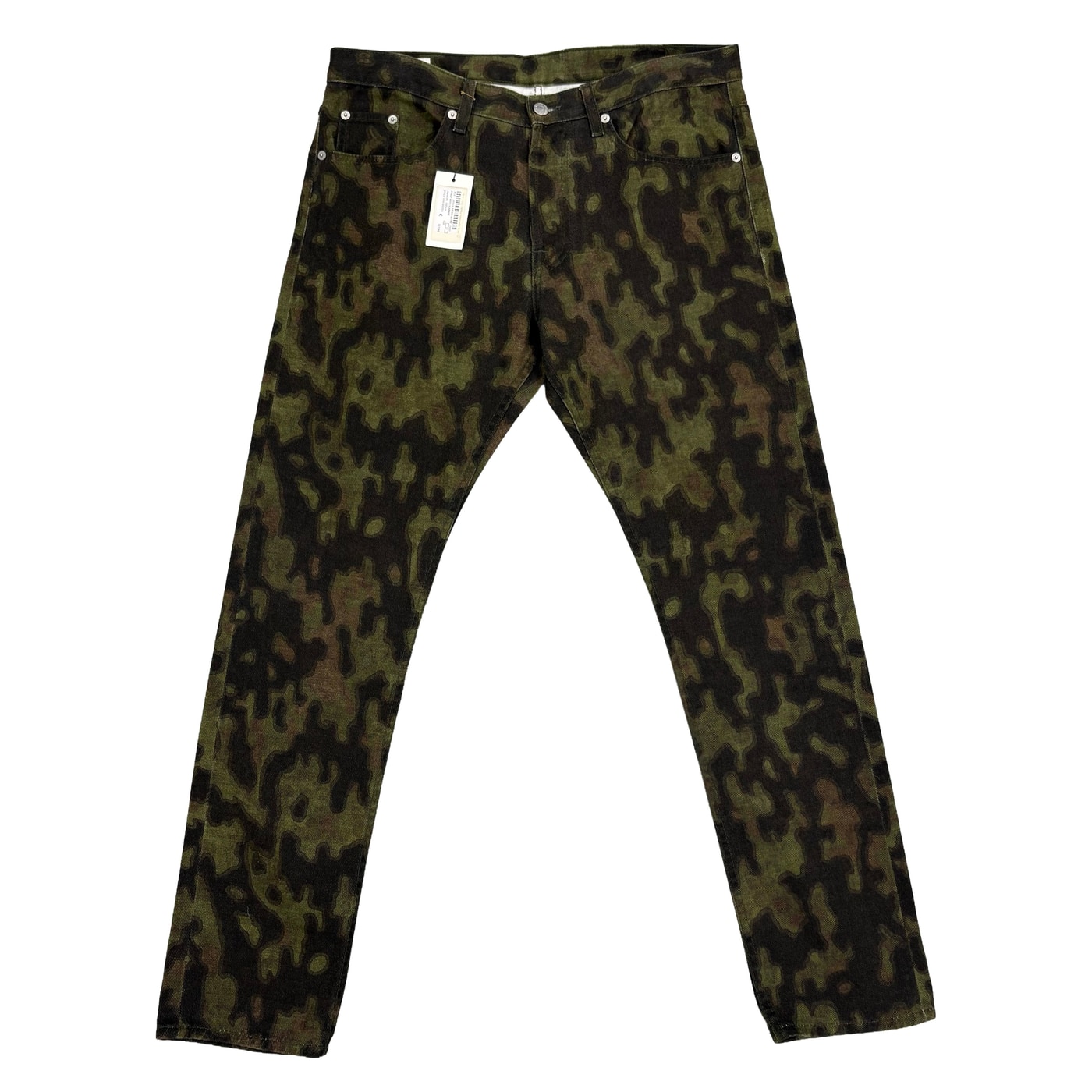 Dries Van Noten Camouflage Pattern Pants