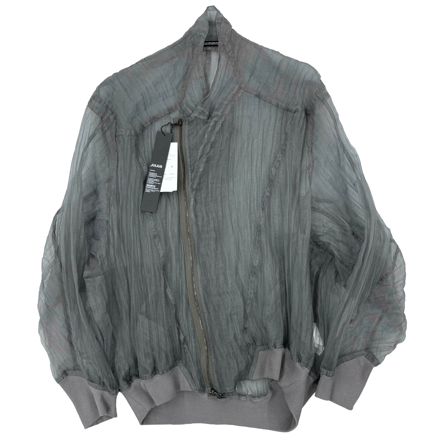 JULIUS Translucent Bomber Jacket