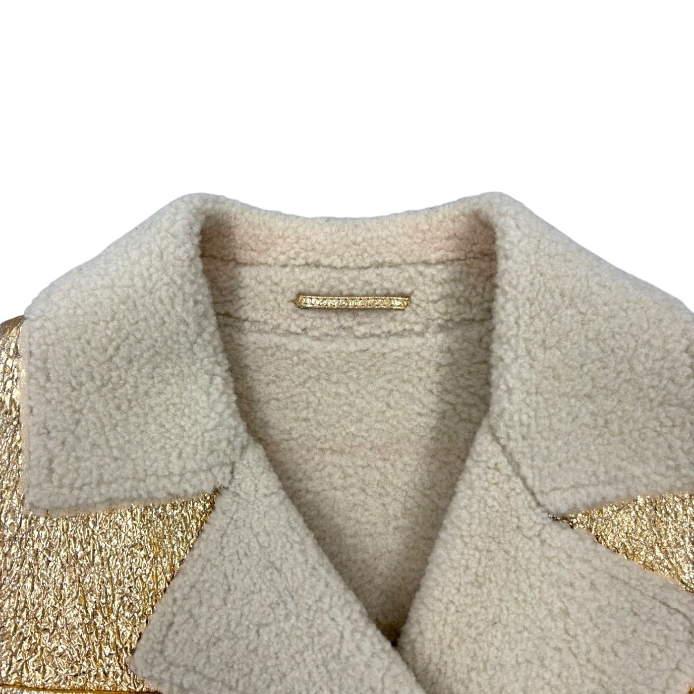 BOTTEGA VENETTA Gold Shimmer Jacket