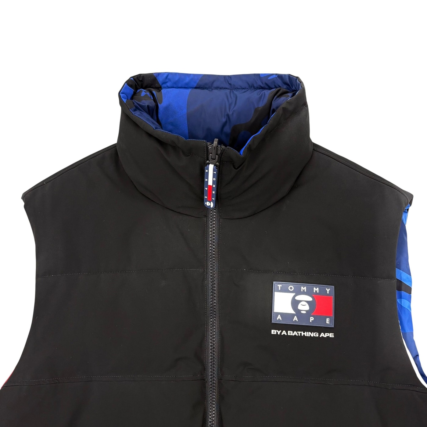 TOMMY X AAPE Reversible Puffer Vest SS22