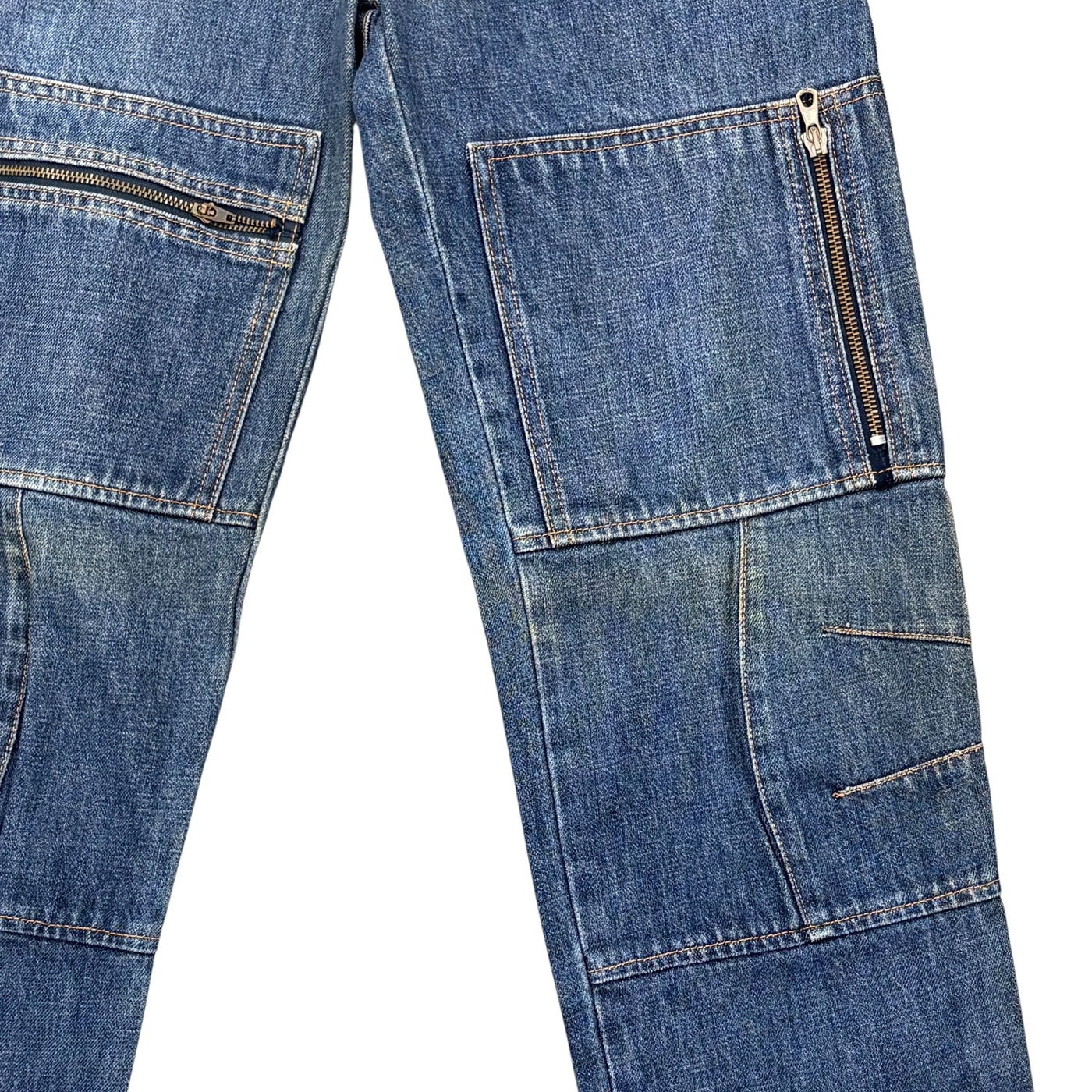 Walter Van Beirendonck Cargo Denim Pants