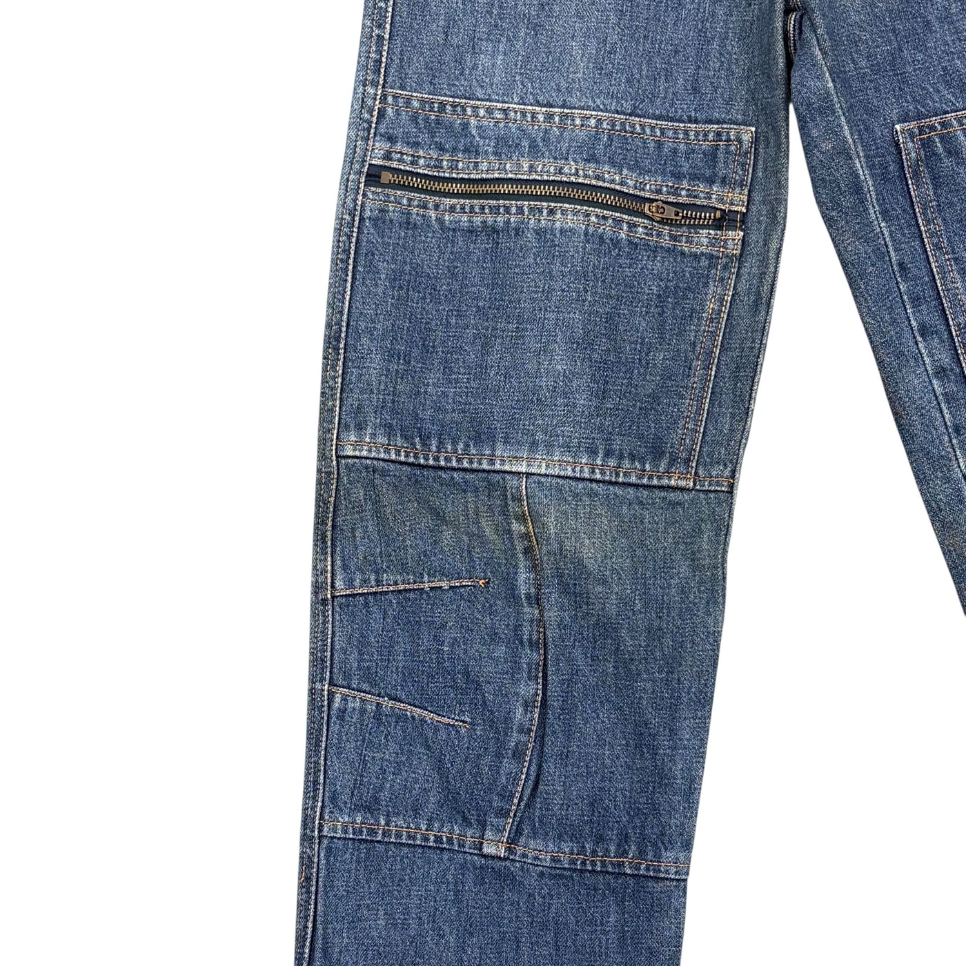 Walter Van Beirendonck Cargo Denim Pants
