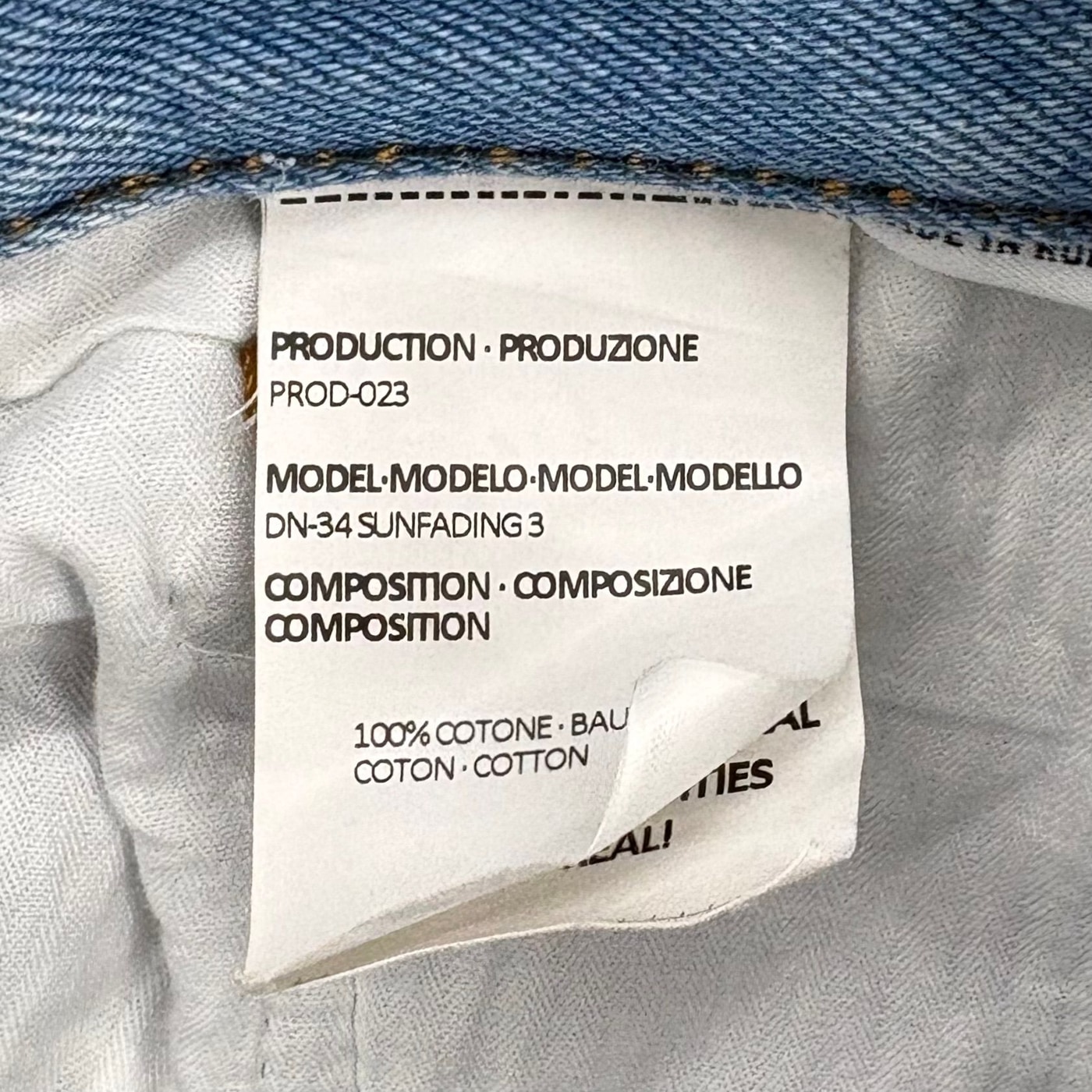 RANDOM IDENTITIES Denim Pants