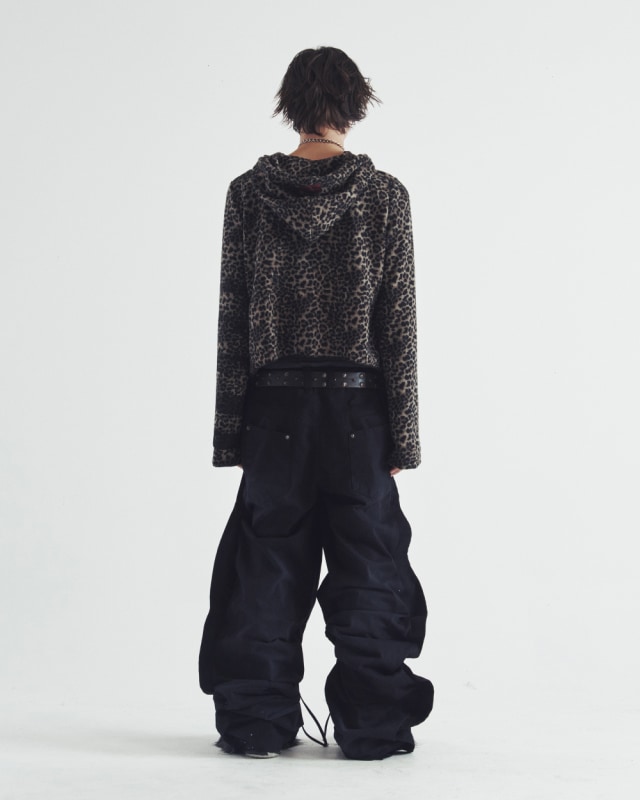 ZIZI SHIRT HOODIE [LEOPARD]