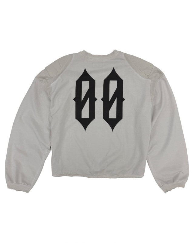 BAM PADDED LONG SLEEVE WHITE