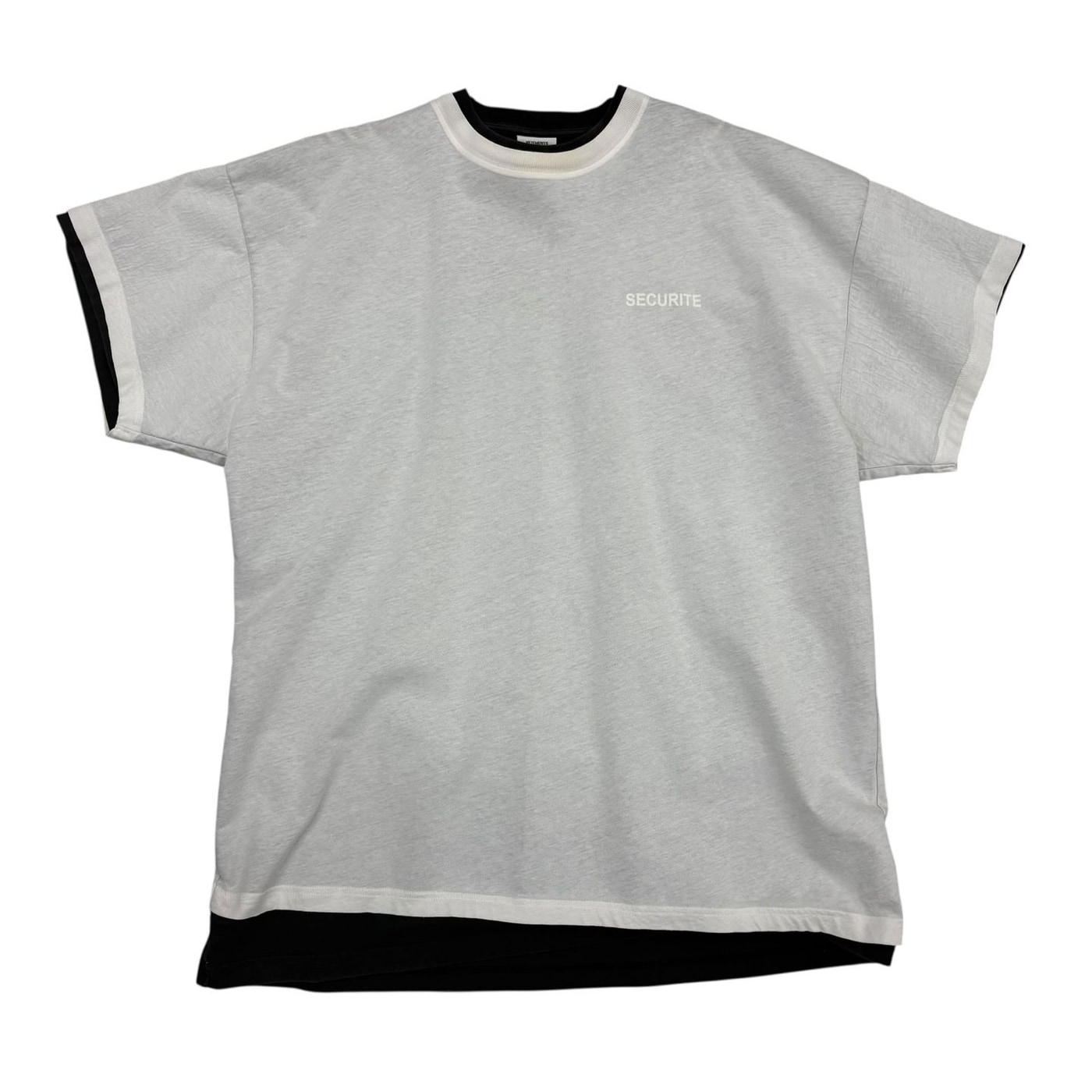 ヴェトモン セキュリテ Tシャツ