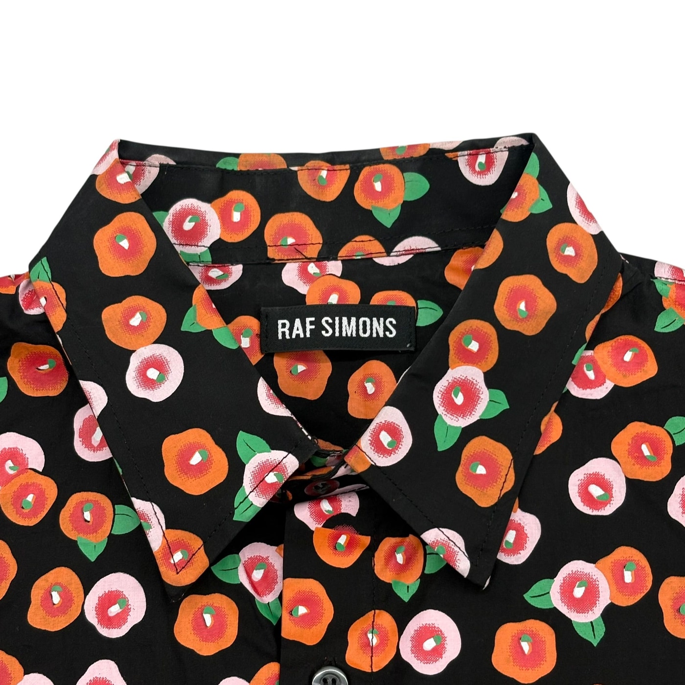 RAF SIMONS Floral Short Sleeve Shirt