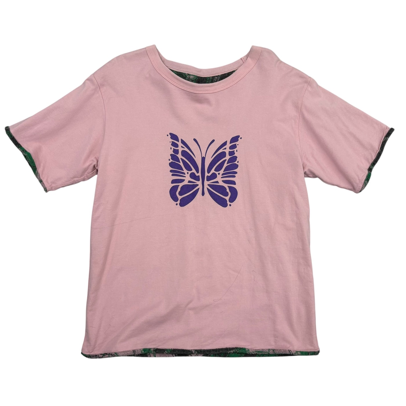 NEEDLES reversible Butterfly Graphic T-Shirt