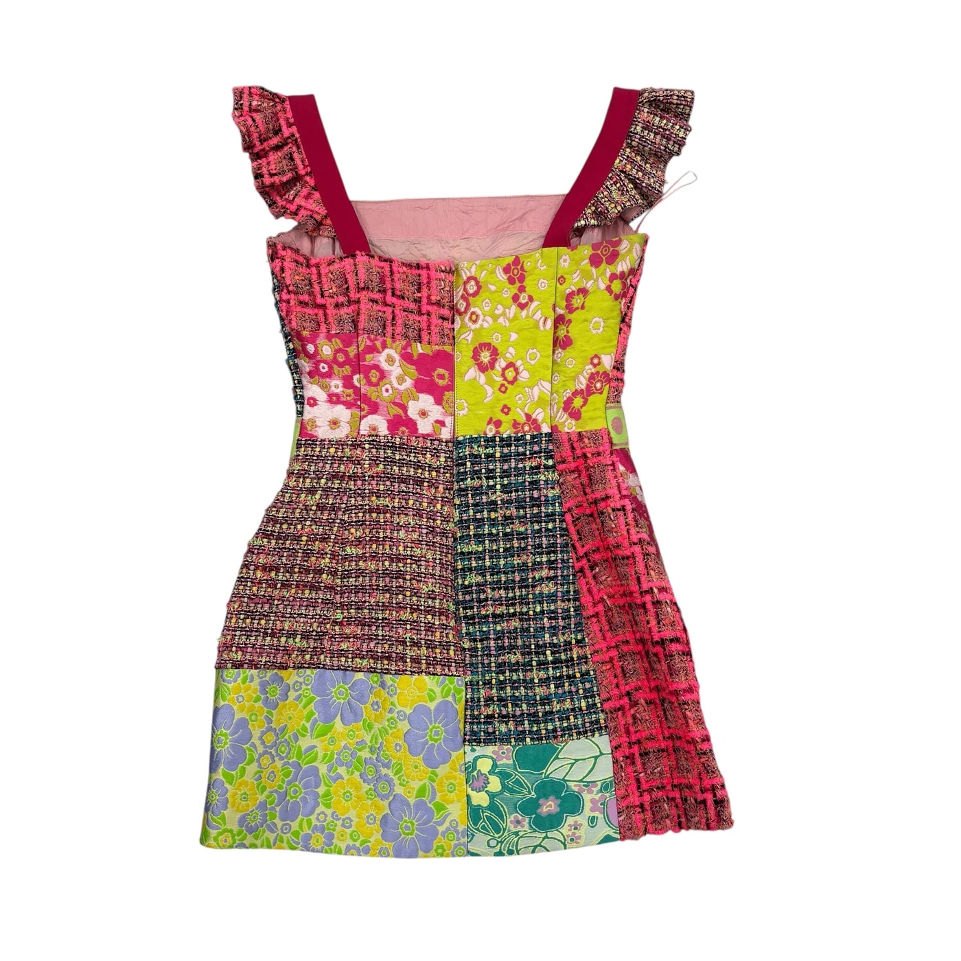 MOSCHINO Colorful Patchwork Dress