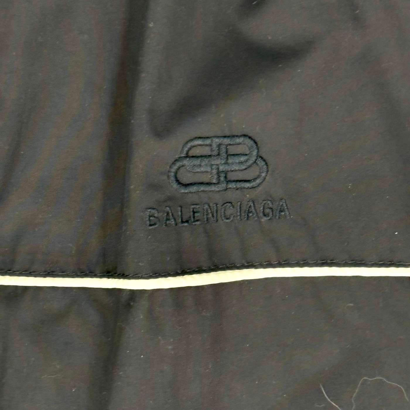 BALENCIAGA Black Windbreaker Jacket