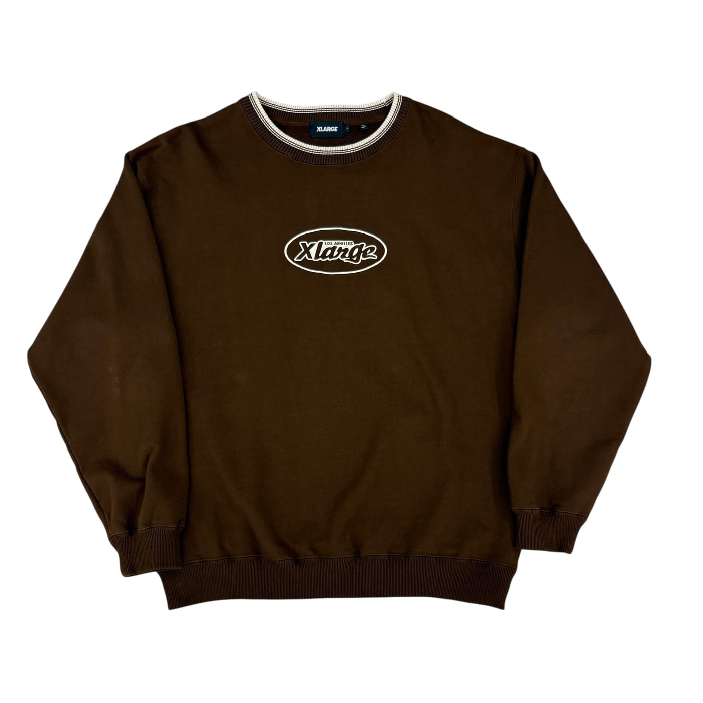 XLARGE ブラウン スウェットシャツ
