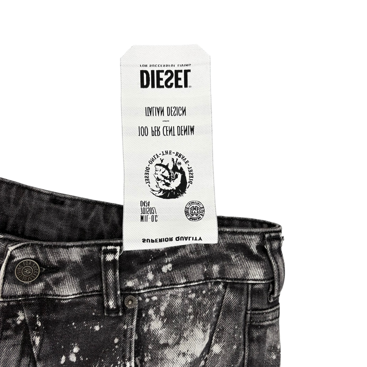 DIESEL 黑白牛仔裤