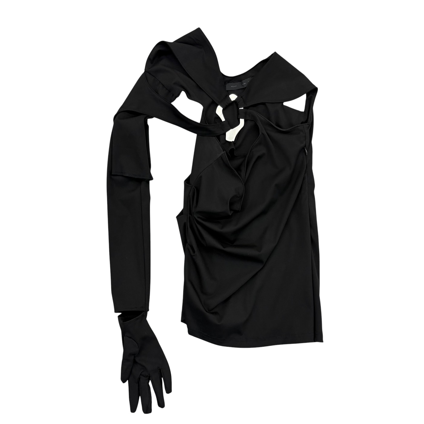 Heliot Emil Black Asymmetrical Top