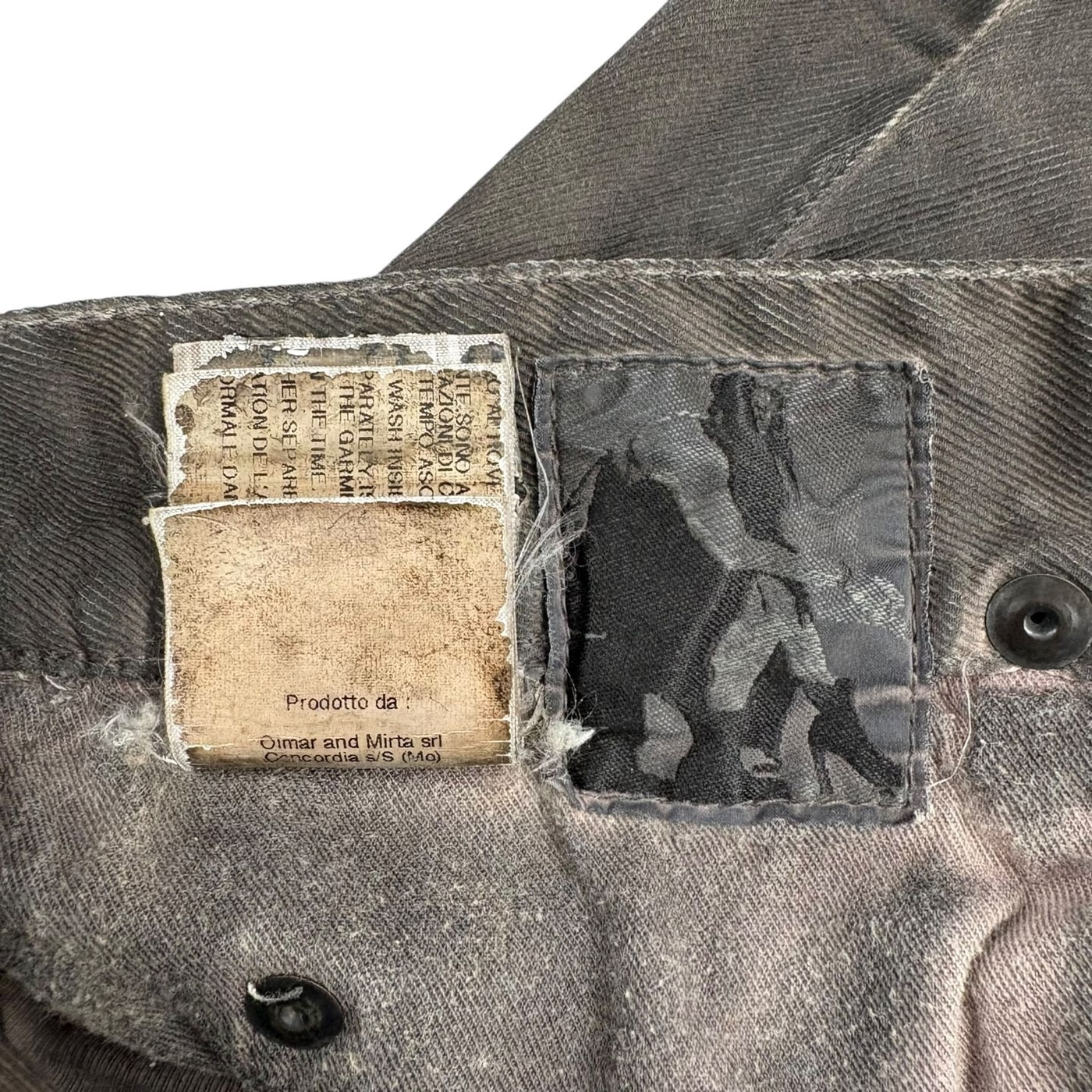 RICK OWENS DRKSHDW Washed Denim Pants