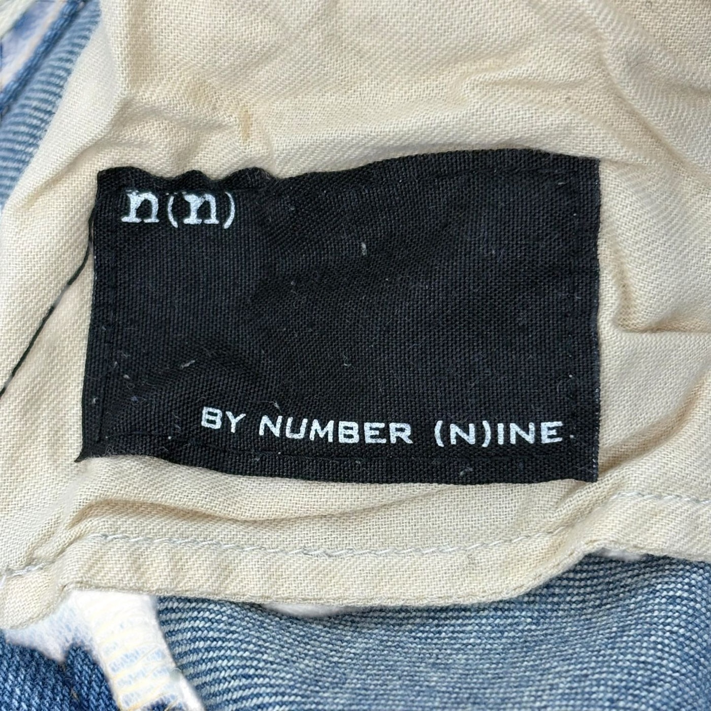 NUMBER NINE Distressed Denim Jeans
