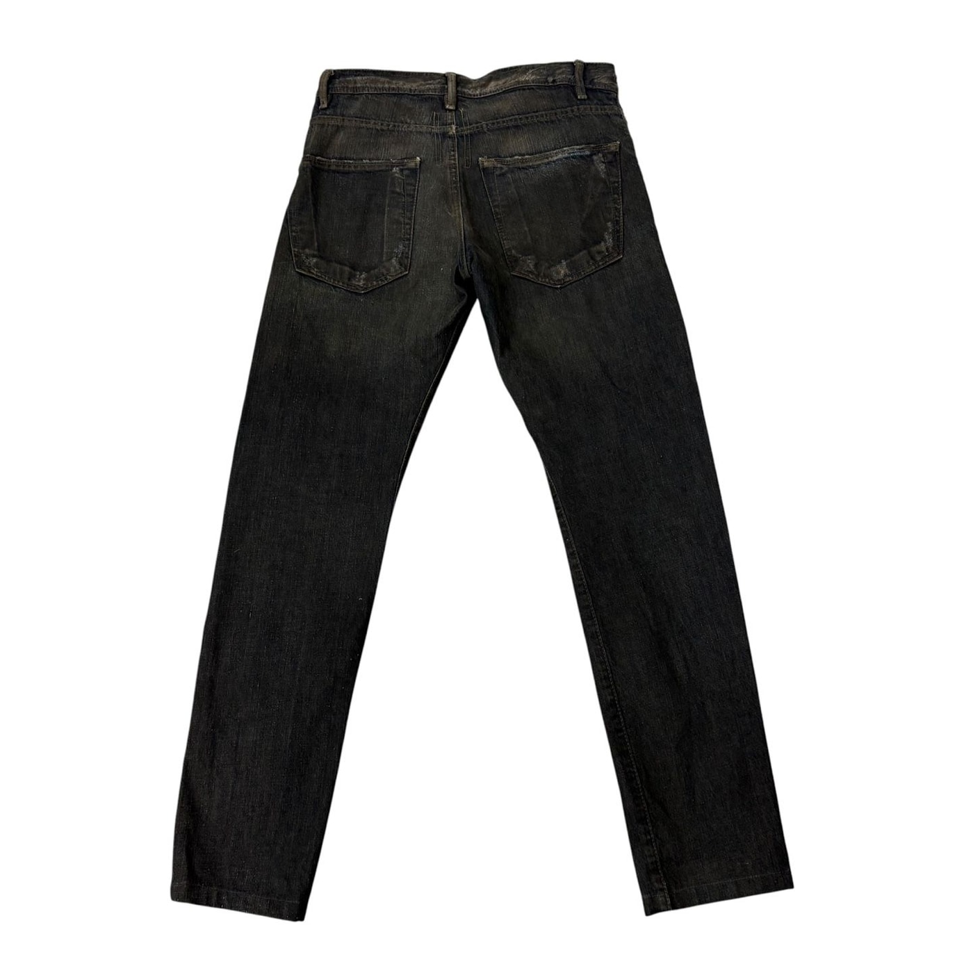 RICK OWENS DRKSHDW ブラック ウォッシュド デニム ジーンズ