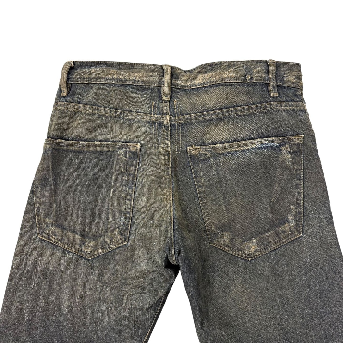 RICK OWENS DRKSHDW ブラック ウォッシュド デニム ジーンズ